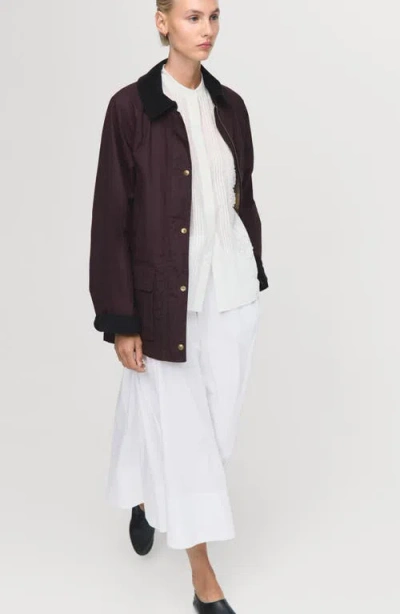 Mango Stitch Detail Shirt In White