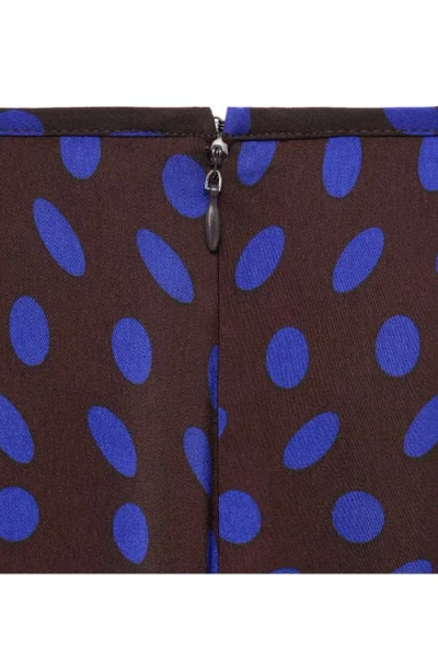 Mango Women's Polka Dots Flare Pants In Purple