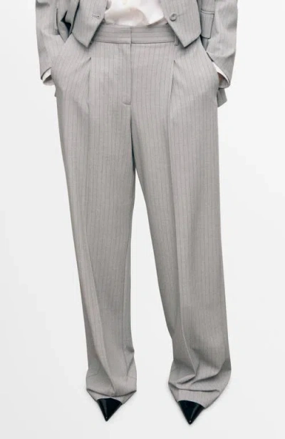 Mango Women's Pinstripe Suit Pants In Gray