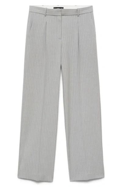 Mango Women's Pinstripe Suit Pants In Gray