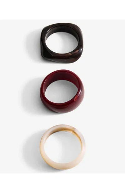 Mango Set Of 3 Assorted Bangles In Multi