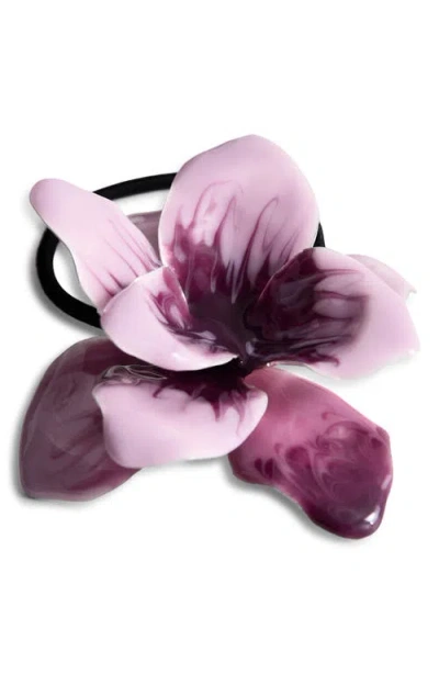 Mango Maxi Flower Hair Tie In Pink