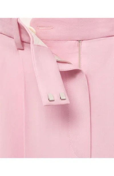Mango Women's Wide Leg Suit Pants In Pink