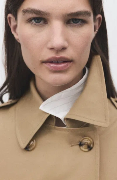 Mango Women's Belted Classic Trench Coat In Neutral