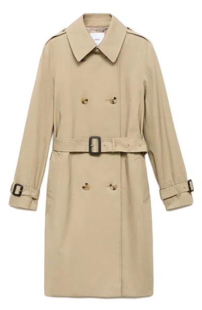 Mango Women's Belted Classic Trench Coat In Neutral