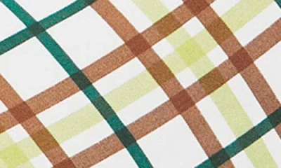 Mango Short Checkered Skirt In Multi