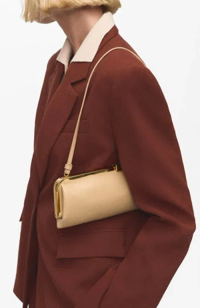 Mango One-button Suit Blazer In Animal Print