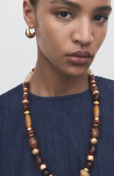 Mango Women's Denim Crop Top In Blue