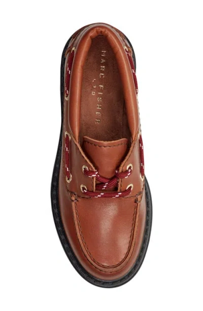 Marc Fisher Ltd Peyten Lug Sole Loafer In Brown