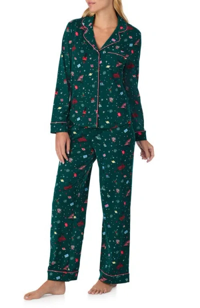 Kate Spade Women's 2-piece Sleepwear Long-sleeve Top And Pajama Pants Set In Animal Print