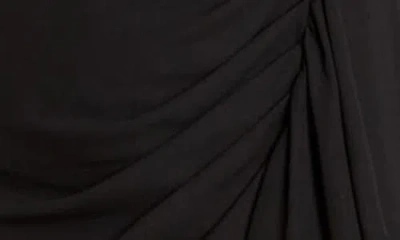 City Chic Rosabella Off The Shoulder Maxi Dress In Black