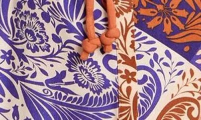 City Chic Becka Print Belted Dress In Multi