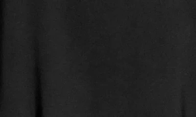 City Chic Laylo Ruffle Hem Long Sleeve Dress In Black