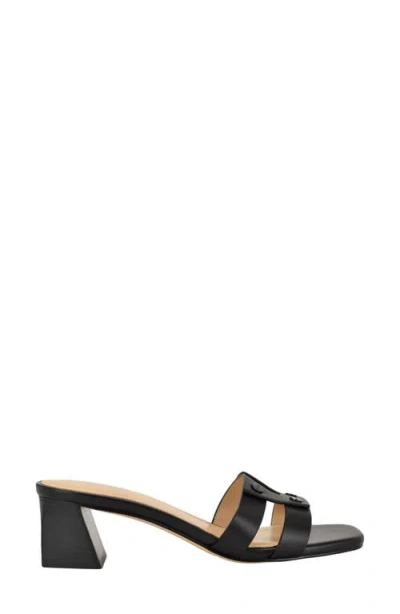 Calvin Klein Women's Andrae Slip-on Block Heel Sandals In Black