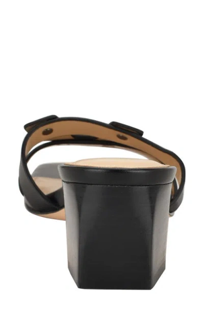 Calvin Klein Women's Andrae Slip-on Block Heel Sandals In Black