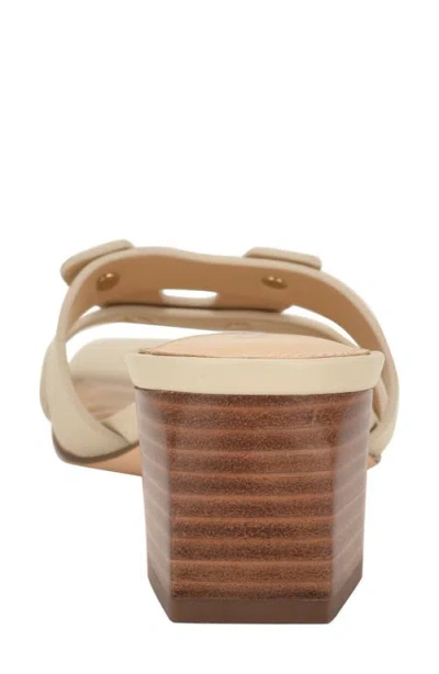 Calvin Klein Women's Andrae Slip-on Block Heel Sandals In White