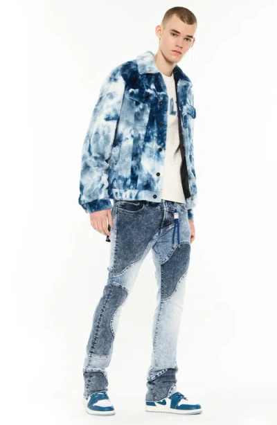 Cult Of Individuality Type Ii Polar Fleece Jacket In Multi