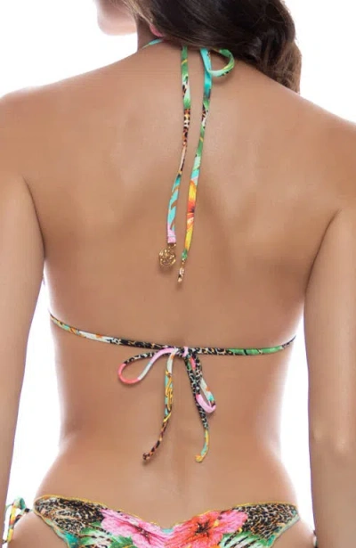 Luli Fama Chain Triangle Top In Multi