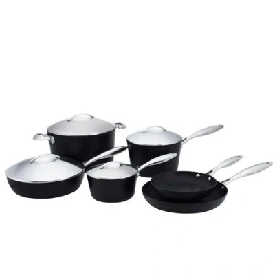 Scanpan Professional 10 Piece Nonstick Cookware Set In Black
