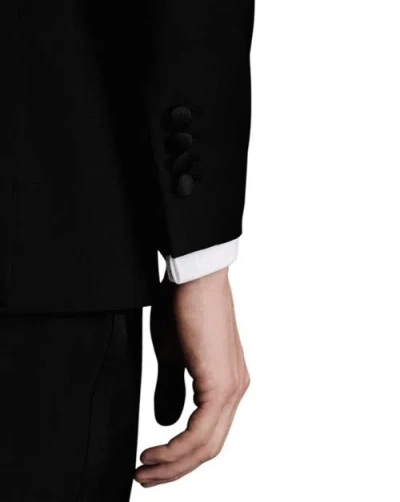 Charles Tyrwhitt Shawl Dinner Suit Jacket In Black