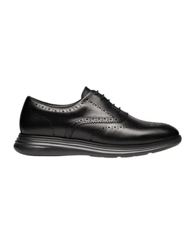 Charles Tyrwhitt Leather Hybrid Trainers In Black