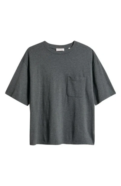 Frame Relaxed-fit Cotton T-shirt In Gray