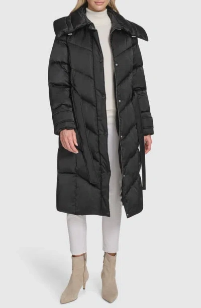 Andrew Marc Palmer Belter Puffer Coat In Black