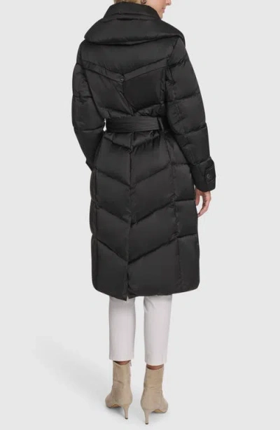 Andrew Marc Palmer Belter Puffer Coat In Black