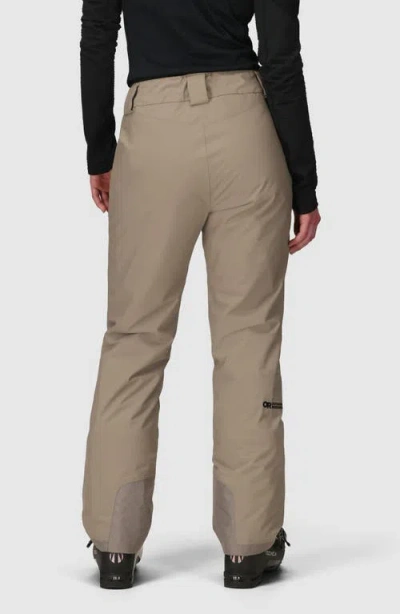 Outdoor Research Snowcrew Snow Pants In Brown