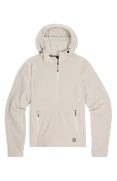 Outdoor Research Trail Mix Xt Fleece Half Zip Hoodie In Gray