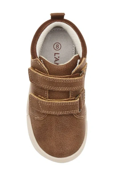 L'amour Kids' Otis Sneaker In Brown