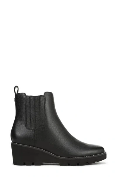 Vionic Aria 2.0 Platform Wedge Bootie In Black