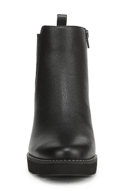 Vionic Aria 2.0 Platform Wedge Bootie In Black