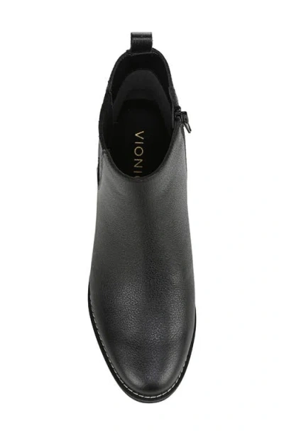Vionic Aria 2.0 Platform Wedge Bootie In Black