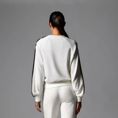 Tavi Ease Crew Stripe Sweatshirt In Multi