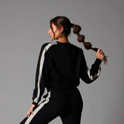 Tavi Ease Crew Stripe Sweatshirt In Multi