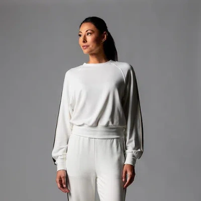 Tavi Ease Crew Stripe Sweatshirt In Multi