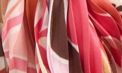 Echo Crazy Pleated Diamond Scarf In Multi