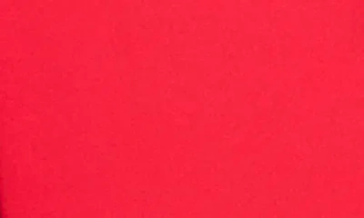 Cece Button Down Ruffle Top In Red