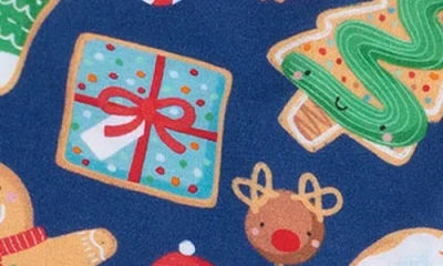 Angel Dear Christmas Treats Convertible Zip Footie In Blue