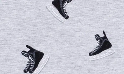 Angel Dear Kids' Print French Terry Sweatshirt & Joggers Set In Gray