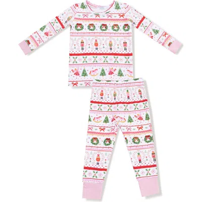 Angel Dear Kids' Sugar Plum Fairy Lounge Top & Leggings Set In Multi