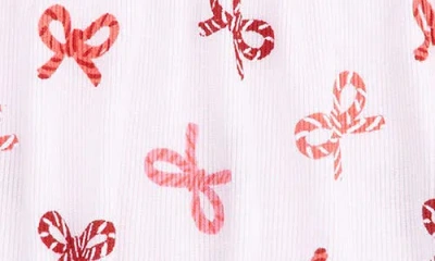 Angel Dear Candy Cane Print Dress & Bloomers Set In Multi