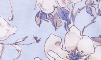 Angel Dear Woodrose Print Zip Footie In Purple