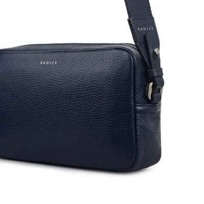 Radley Tavistock Mini Zip Around Crossbody Bag In Blue