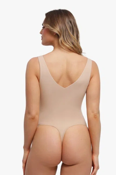 Popilush Elastic Cloud-touch All-in-one Shaping Bodysuit In Gray