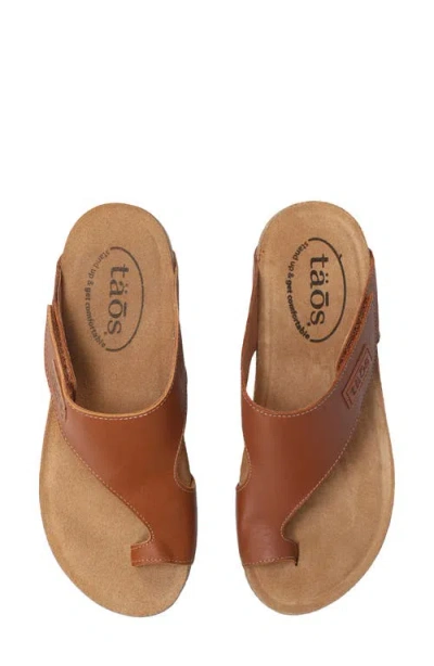 Taos Loop Toe Loop Sandal In Brown