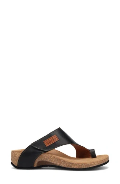 Taos Loop Toe Loop Sandal In Animal Print