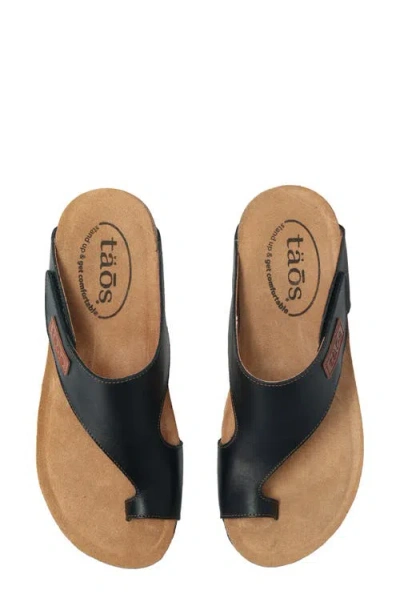 Taos Loop Toe Loop Sandal In Animal Print