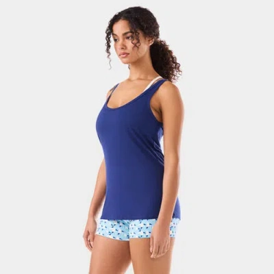 Tavi Fitted Swoop Tank In Multi